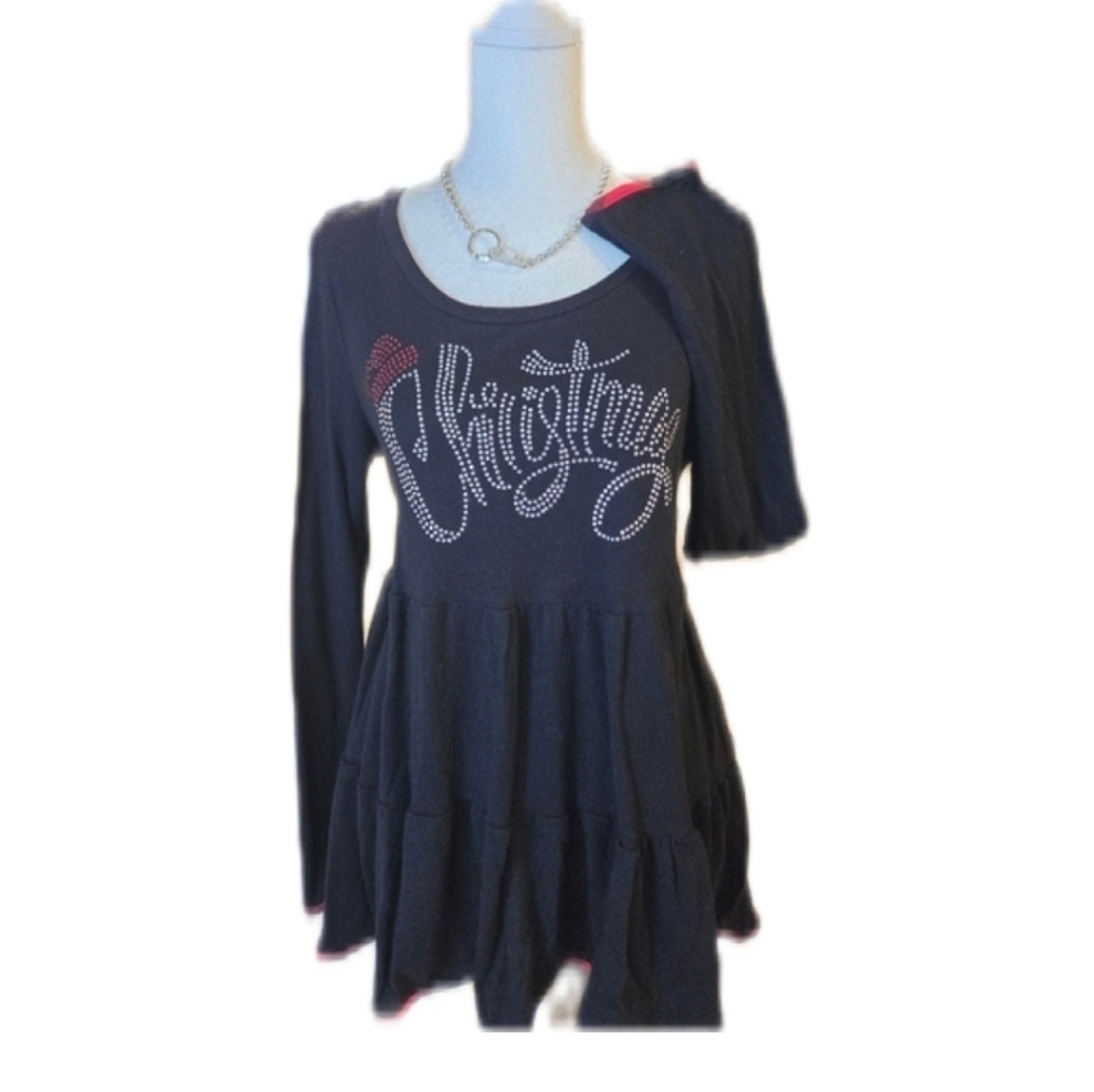 Black Women's Christmas Top